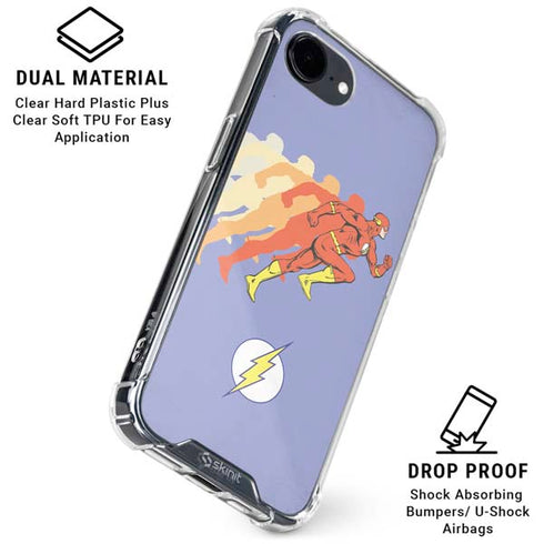 DC Comics The Flash Speed Mode Pose iPhone 16e Clear Case