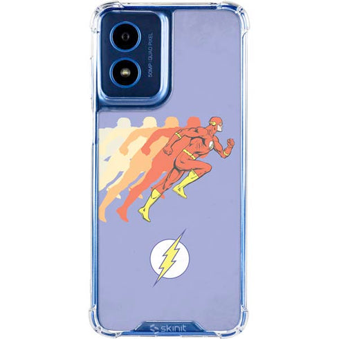 DC Comics The Flash Speed Mode Pose Moto G 5G (2024) Clear Case