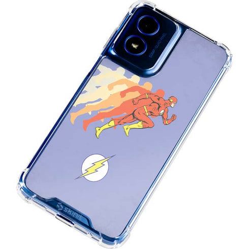 DC Comics The Flash Speed Mode Pose Moto G Play 4G (2024) Clear Case