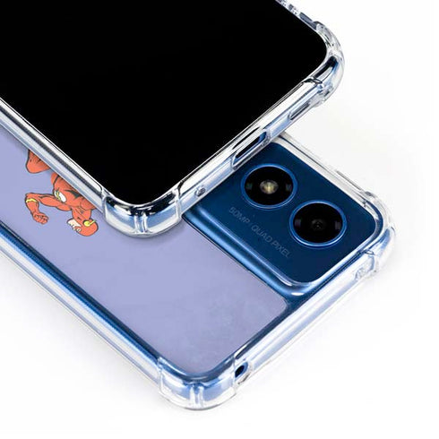 DC Comics The Flash Speed Mode Pose Moto G Play 4G (2024) Clear Case