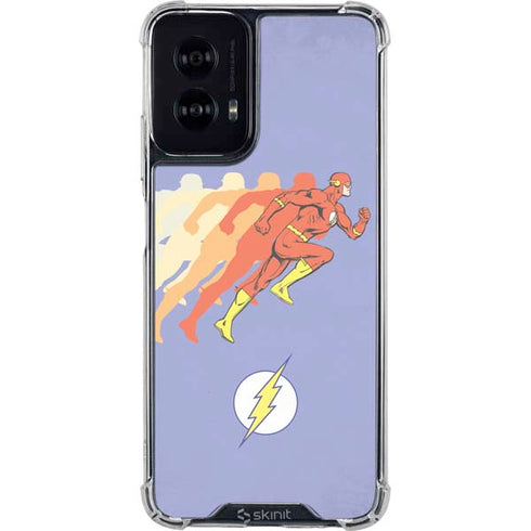 DC Comics The Flash Speed Mode Pose Moto G Power 5G (2024) Clear Case