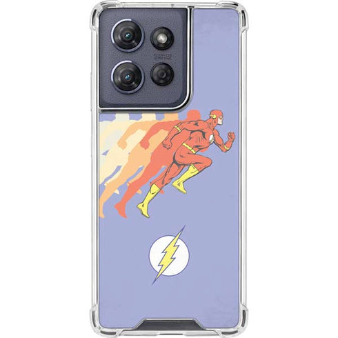 DC Comics The Flash Speed Mode Pose Moto G Power 5G (2025) Clear Case