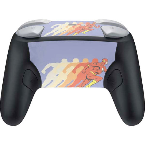 DC Comics The Flash Speed Mode Pose Nintendo Switch 2 (2025) Pro Controller Skin