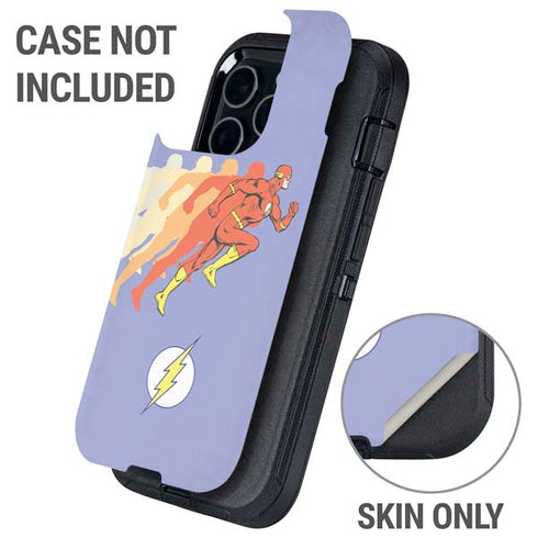 DC Comics The Flash Speed Mode Pose Otterbox Defender iPhone Skin