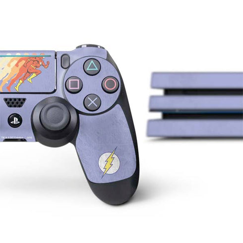 DC Comics The Flash Speed Mode Pose PS4 Pro Bundle Skin