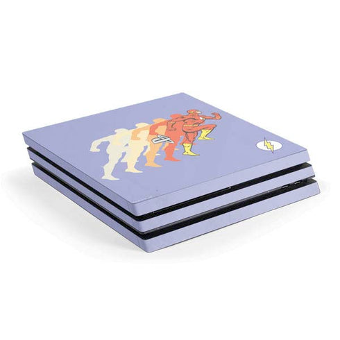 DC Comics The Flash Speed Mode Pose PS4 Pro Console Skin