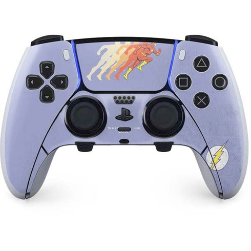 DC Comics The Flash Speed Mode Pose PS5 DualSense Edge Pro Controller Skin