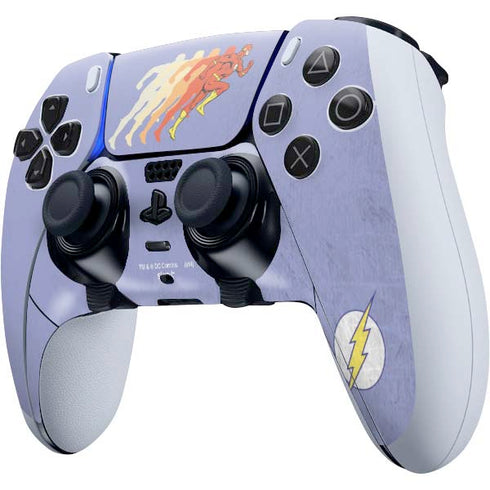 DC Comics The Flash Speed Mode Pose PS5 DualSense Edge Pro Controller Skin