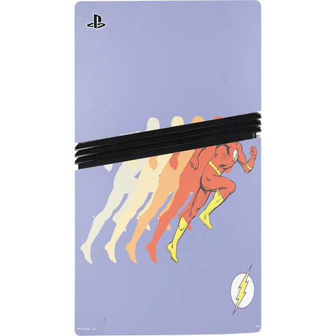 DC Comics The Flash Speed Mode Pose PS5 Pro Disk Console Skin
