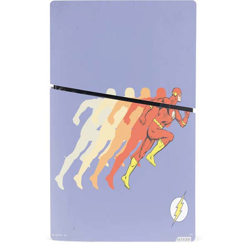 DC Comics The Flash Speed Mode Pose PS5 Slim Digital Edition Console Skin