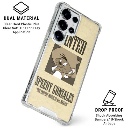Looney Tunes Speedy Gonzales- Andale! Andale! Galaxy S26 Ultra Clear Case