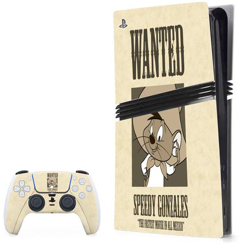 Looney Tunes Speedy Gonzales- Andale! Andale! PS5 Pro Bundle Skin