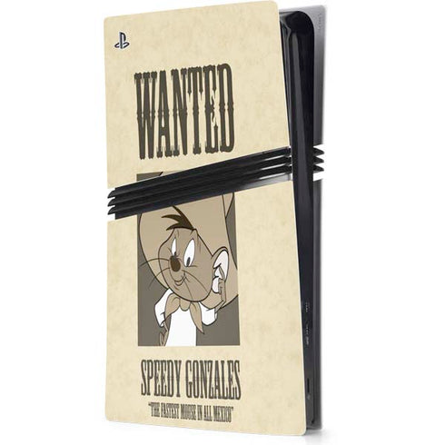 Looney Tunes Speedy Gonzales- Andale! Andale! PS5 Pro Console Skin