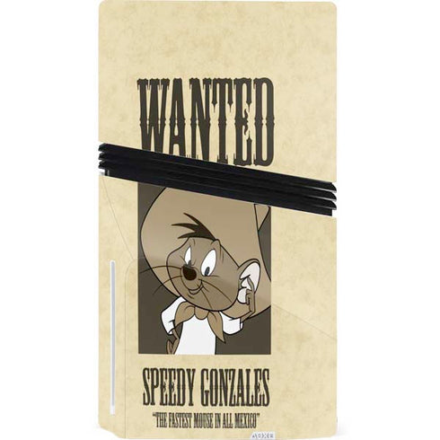 Looney Tunes Speedy Gonzales- Andale! Andale! PS5 Pro Disk Console Skin