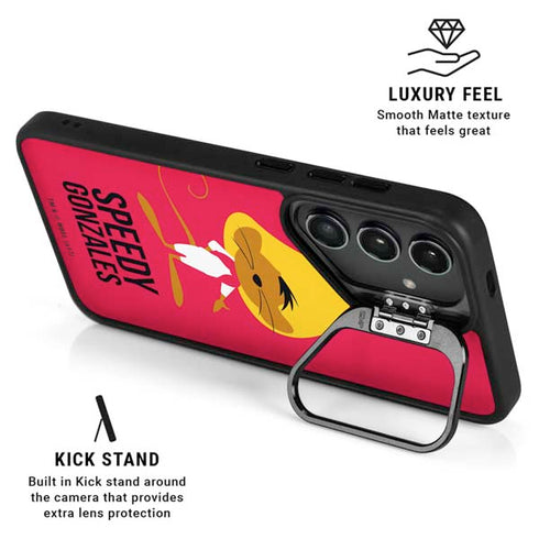 Looney Tunes Speedy Gonzales Identity Galaxy S25 Plus Kickstand Case