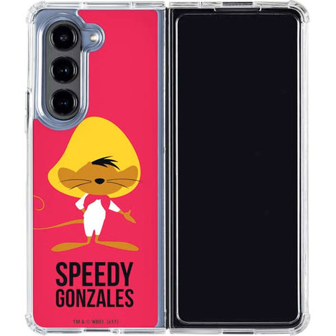 Looney Tunes Speedy Gonzales Identity Galaxy Z Fold5 5G Clear Case