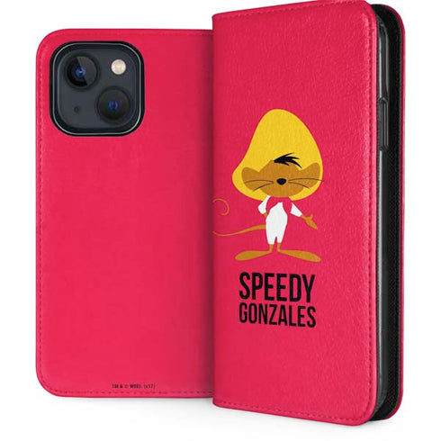 Looney Tunes Speedy Gonzales Identity iPhone 14 Folio Case