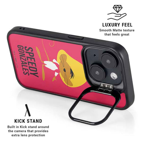 Looney Tunes Speedy Gonzales Identity iPhone 14 Plus Kickstand Case