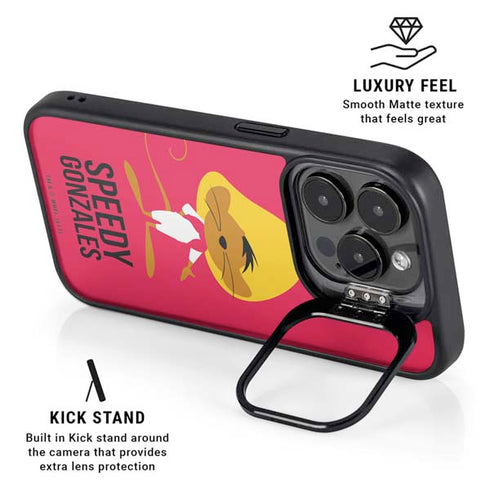 Looney Tunes Speedy Gonzales Identity iPhone 14 Pro Max Kickstand Case