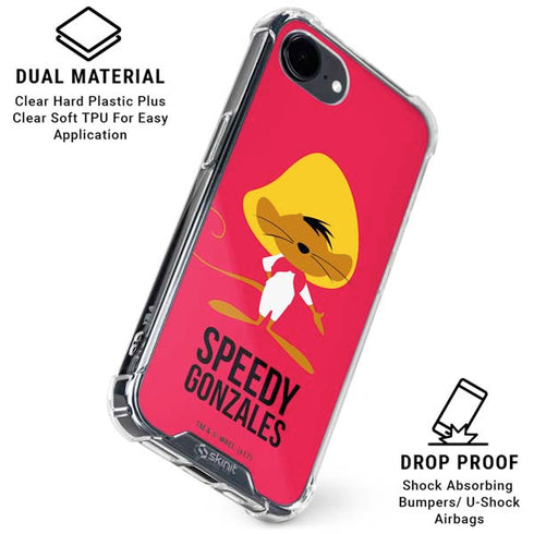 Looney Tunes Speedy Gonzales Identity iPhone 16e Clear Case