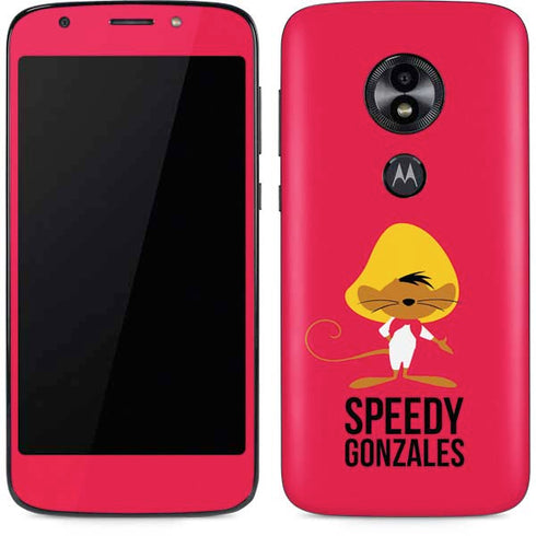 Looney Tunes Speedy Gonzales Identity Moto E5 Play Skin