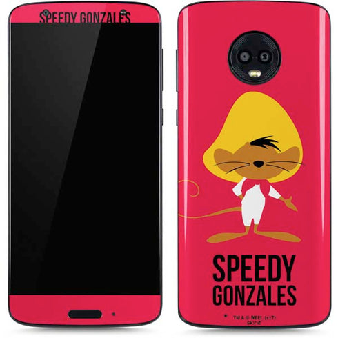 Looney Tunes Speedy Gonzales Identity Moto G6 Skin