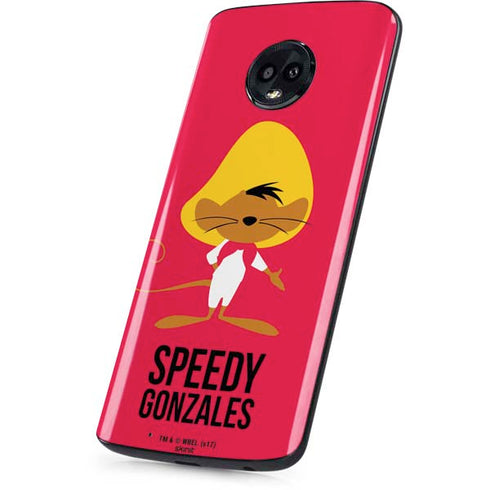 Looney Tunes Speedy Gonzales Identity Moto G6 Skin