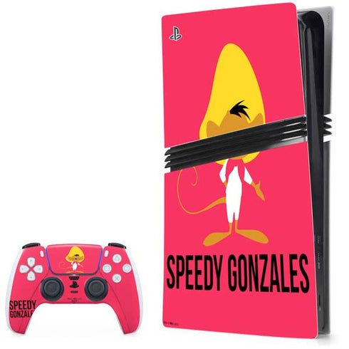 Looney Tunes Speedy Gonzales Identity PS5 Pro Bundle Skin