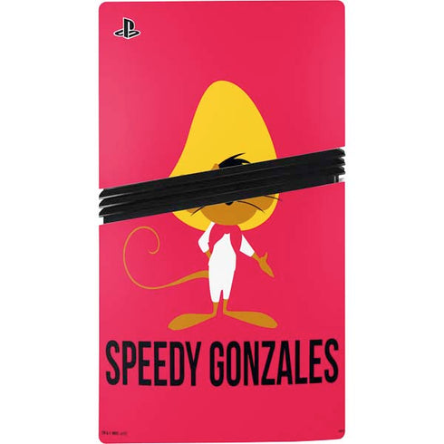 Looney Tunes Speedy Gonzales Identity PS5 Pro Console Skin