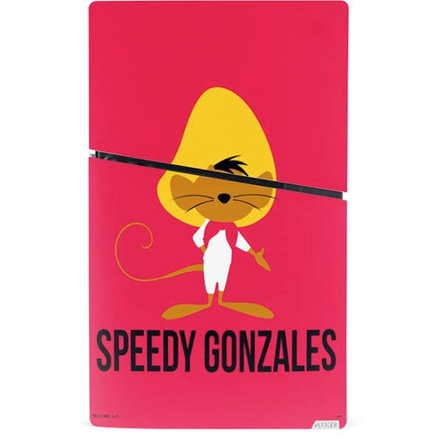Looney Tunes Speedy Gonzales Identity PS5 Slim Digital Edition Console Skin