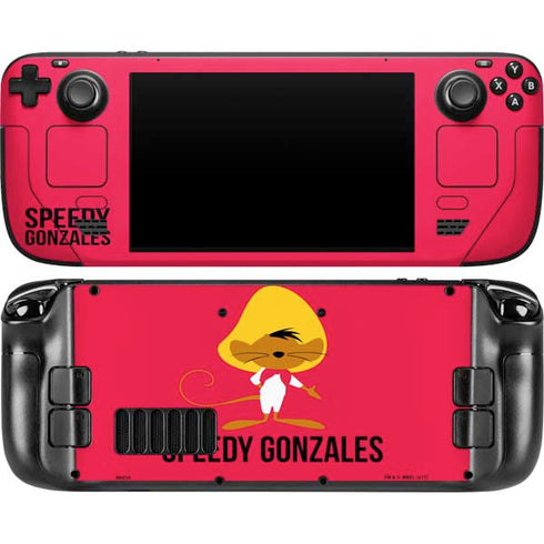 Looney Tunes Speedy Gonzales Identity Steam Deck Handheld Gaming Computer OLED Skin