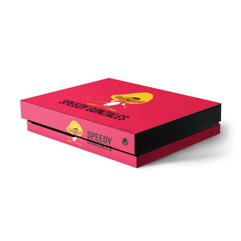 Looney Tunes Speedy Gonzales Identity Xbox One X Console Skin