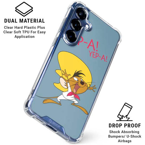 Looney Tunes Speedy Gonzales -Yepa! Yepa! Galaxy S25 Plus Clear Case