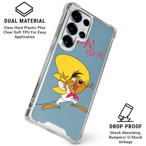 Looney Tunes Speedy Gonzales -Yepa! Yepa! Galaxy S25 Ultra Clear Case