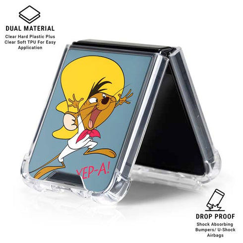 Looney Tunes Speedy Gonzales -Yepa! Yepa! Galaxy Z Flip6 Clear Case