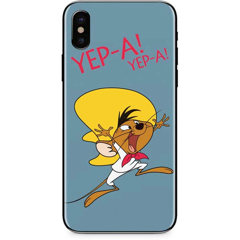 Looney Tunes Speedy Gonzales -Yepa! Yepa! iPhone XS Skin