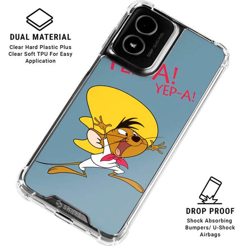 Looney Tunes Speedy Gonzales -Yepa! Yepa! Moto G Power 5G (2024) Clear Case