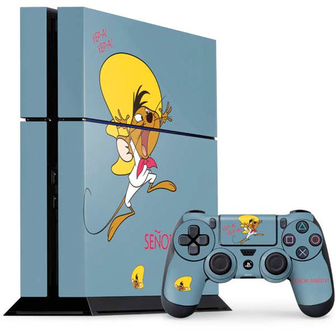 Looney Tunes Speedy Gonzales -Yepa! Yepa! PS4 Console and Controller Bundle Skin