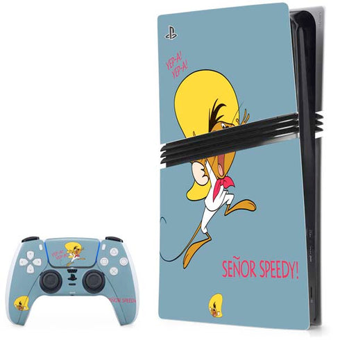 Looney Tunes Speedy Gonzales -Yepa! Yepa! PS5 Pro Bundle Skin