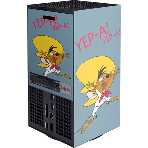 Looney Tunes Speedy Gonzales -Yepa! Yepa! XBox Series X Digital Edition Console Skin