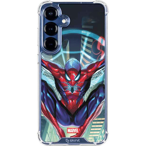 Marvel Spiderman Spiderman Armor MK IV Galaxy S25 Clear Case