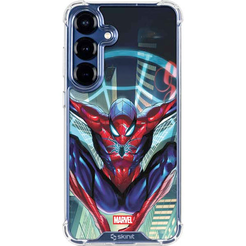 Marvel Spiderman Spiderman Armor MK IV Galaxy S25 Plus Clear Case