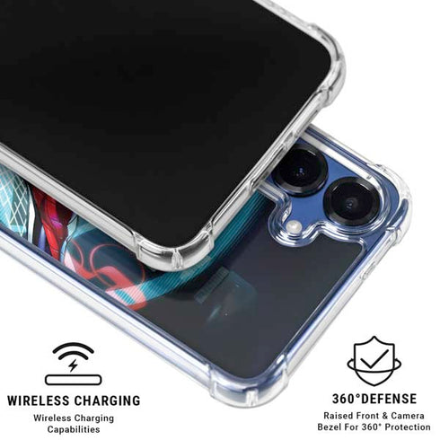 Marvel Spiderman Spiderman Armor MK IV Galaxy S25 Plus Clear Case