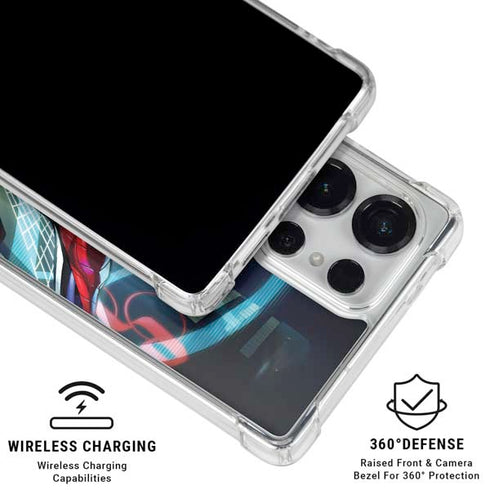 Marvel Spiderman Spiderman Armor MK IV Galaxy S25 Ultra Clear Case