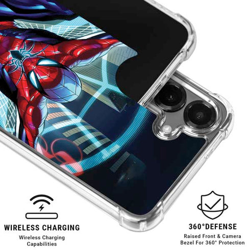 Marvel Spiderman Spiderman Armor MK IV Galaxy S26 Plus Clear Case