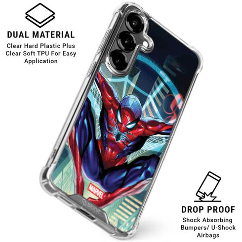 Marvel Spiderman Spiderman Armor MK IV Galaxy S26 Plus Clear Case