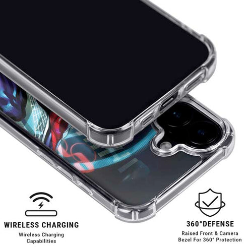 Marvel Spiderman Spiderman Armor MK IV iPhone 17 Clear Case