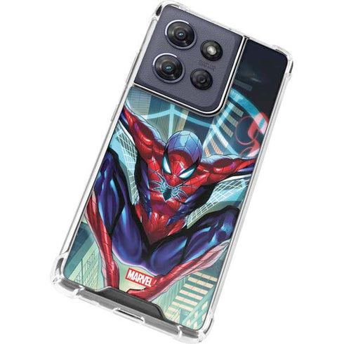 Marvel Spiderman Spiderman Armor MK IV Moto G 5G (2025) Clear Case