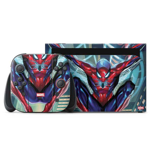 Marvel Spiderman Spiderman Armor MK IV Nintendo Switch 2 (2025) with Joy-Con Skin