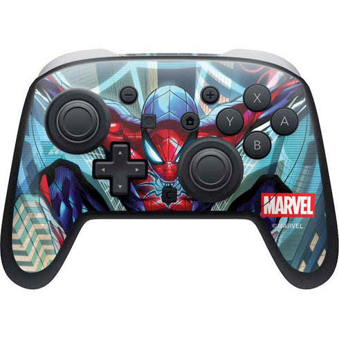 Marvel Spiderman Spiderman Armor MK IV Nintendo Switch 2 (2025) Pro Controller Skin